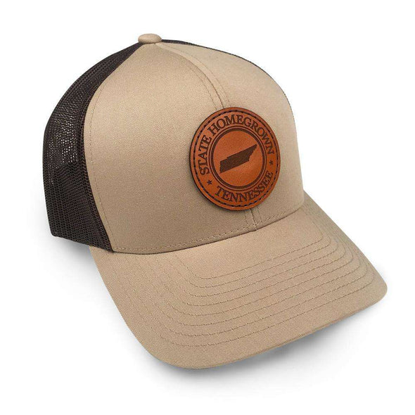 Tennessee Pride Leather Patch Trucker Hat