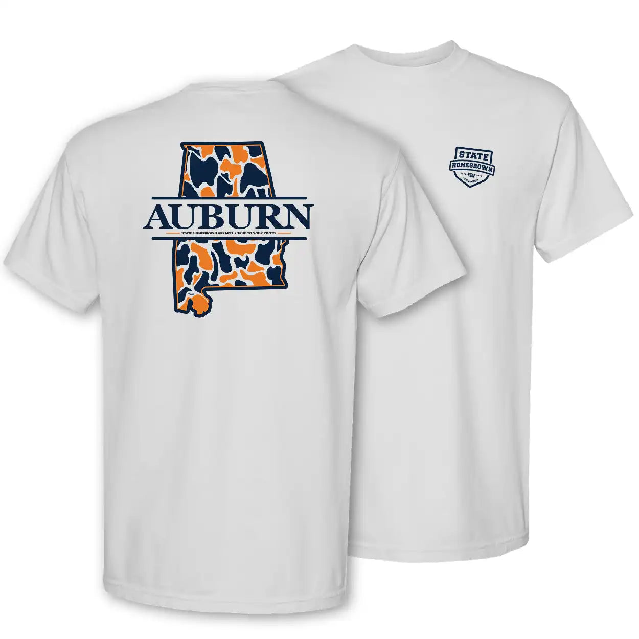 Auburn Alabama Camo Tee - Comfort Color, image size:1250x1250