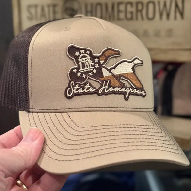 Waterfowl hunting, Mallard Duck, Georgia Flag