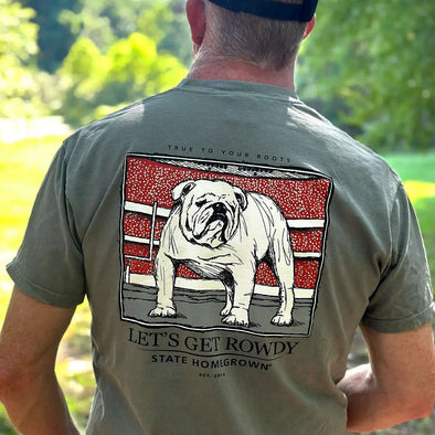 Let's Get Rowdy Bulldog Pocket Tee - Comfort Color