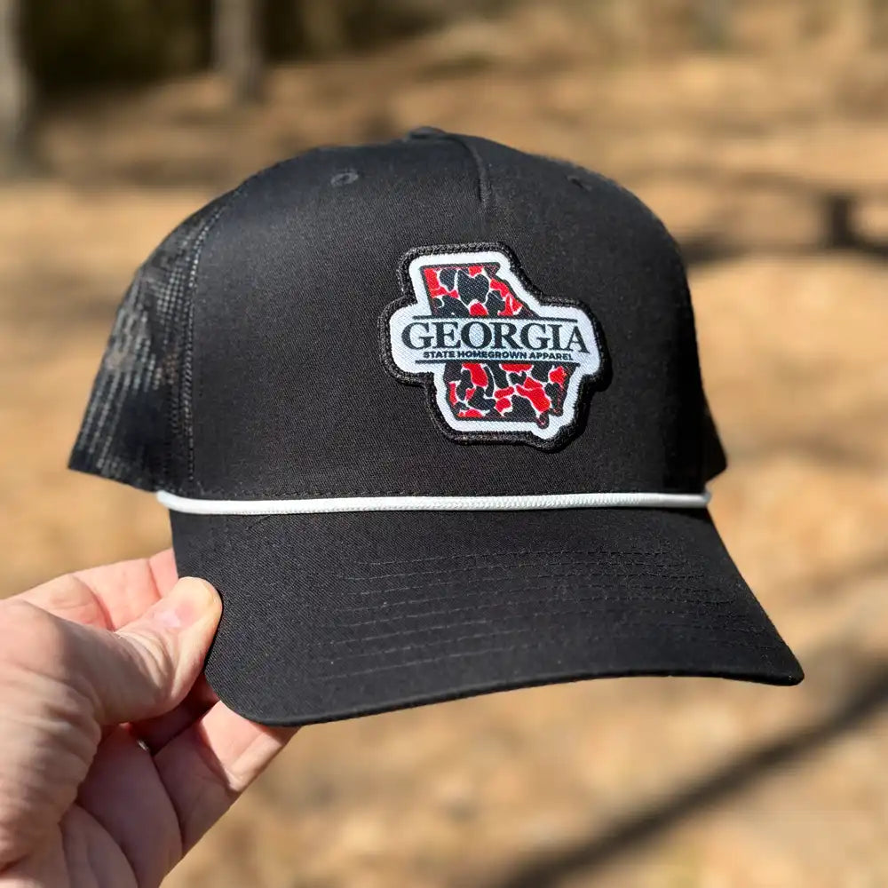 Georgia Camo Trucker Rope Hat