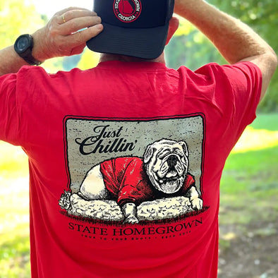 Just Chillin Pocket Tee - Comfort Color