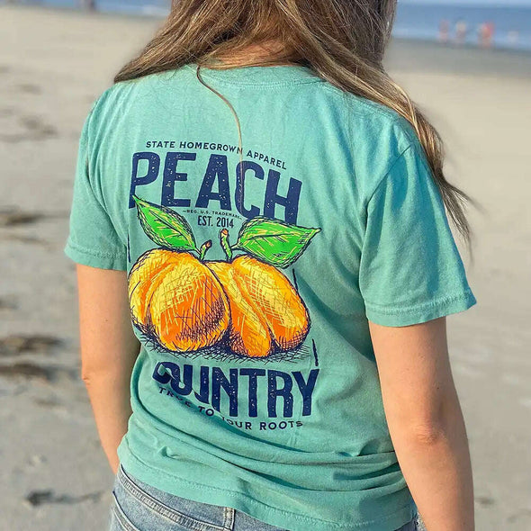 Peach Country Pocket Tee