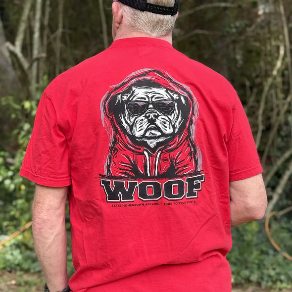 Go Dawgs, Gerogia t-shirts, Georgia Tee's, Georgia tee shirt, Georgia tailgating, Georgia t-shirts, Georgia Red and Black, Georgia Homegrown T-shirt, Georgia Homegrown, Georgia Home Grown, Georgia Game Day, Georgia Football T-shirt, Georgia Football, Georgia Dawgs, Georgia Dawg, Georgia Bulldog, Georgia, Game Day in Athens GA, football, Fall football, Woof Woof Woof Georgia Tee