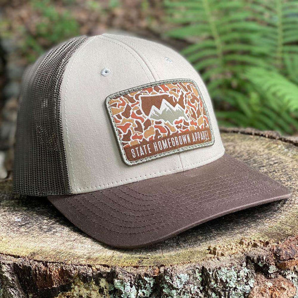 Old School Trucker Hat, old school camo