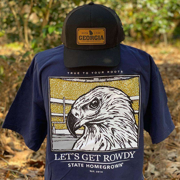 Let's Get Rowdy Eagle Pocket Tee