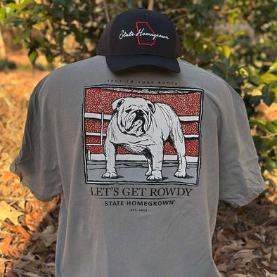 Let's Get Rowdy Bulldog Pocket Tee - Comfort Color