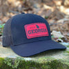 Georgia License Plate Trucker Hat in Black, State of Georgia Hats