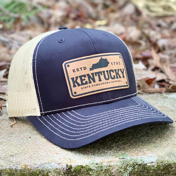 Kentucky License Plate Trucker Hat