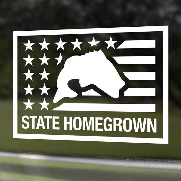 Bass Flag Decal