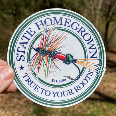 Dry Fly Trout Fishing Decal