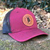 Alabama Pride Leather Patch Trucker Hat