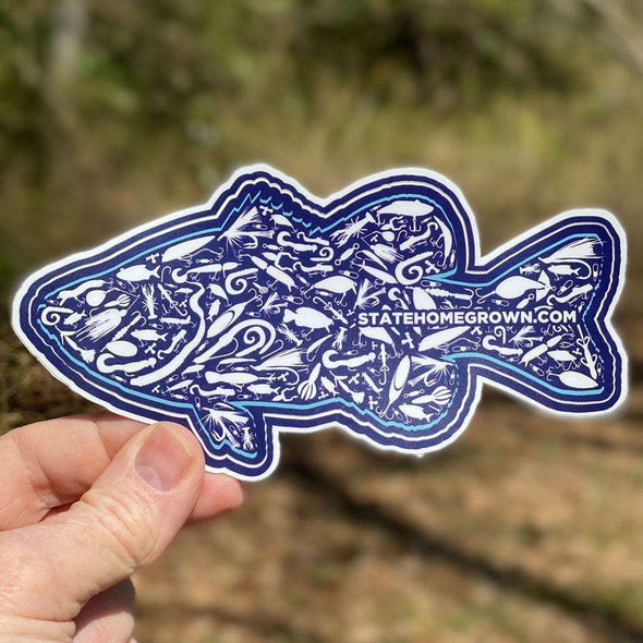 Bass Lure Decal