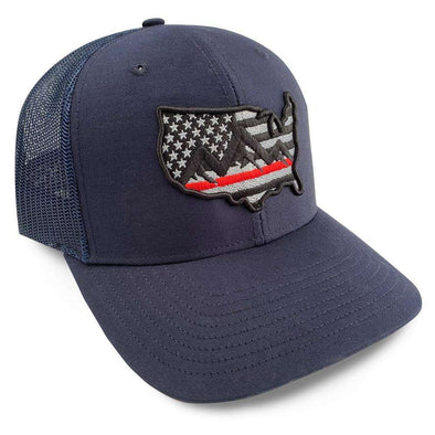 Firefighters, Thin Red Line Trucker Hat