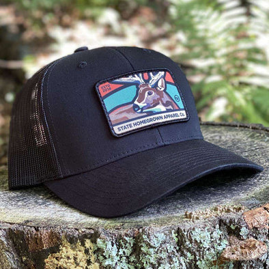 Whitetail Deer (Youth) Trucker Hat, Youth hats, Youth truck hat, Youth hunts